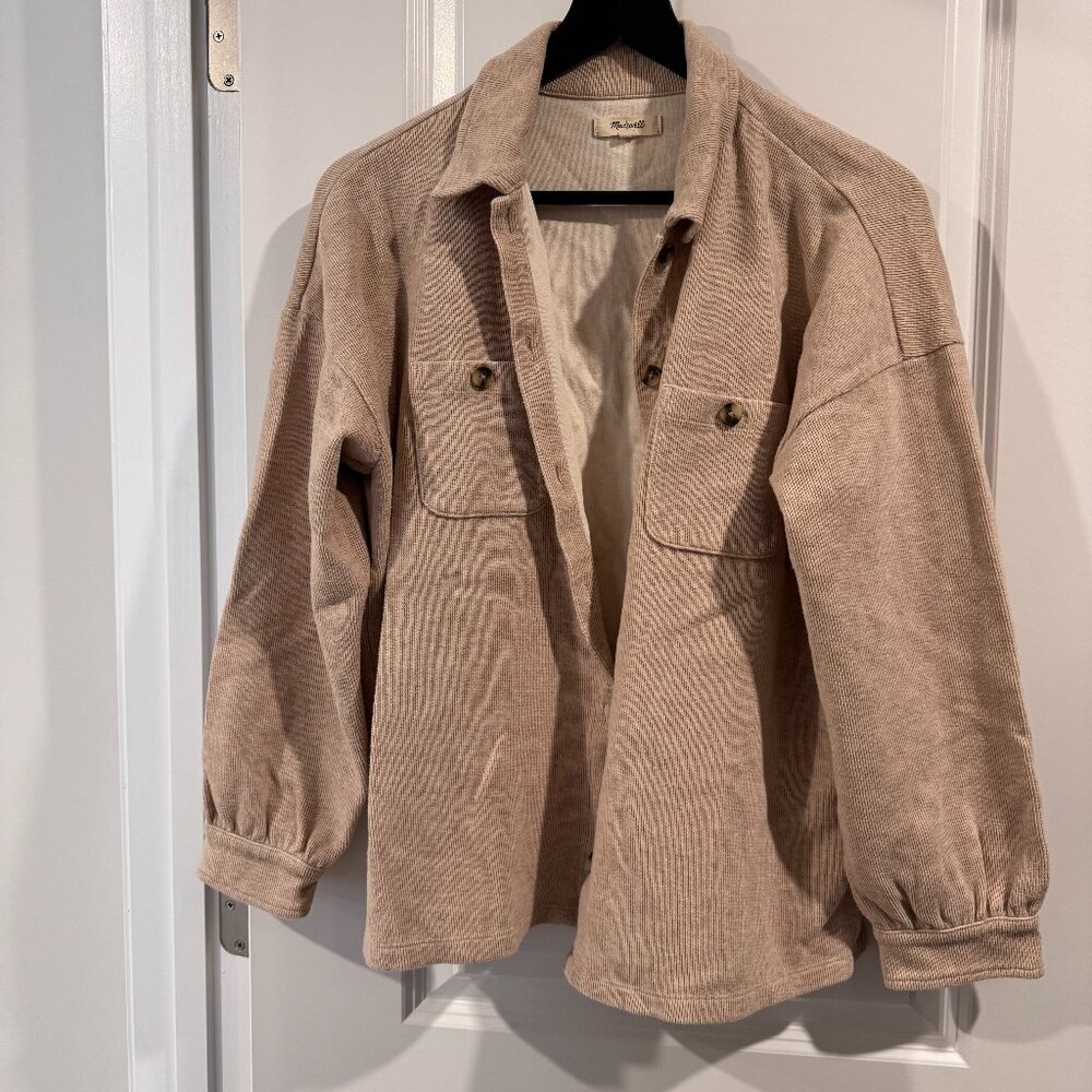 Madewell Shirt Jacket, Size M